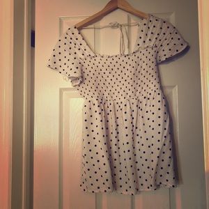 Torrid polka dot top